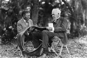 Firestone e o amigo Thomas Edison.