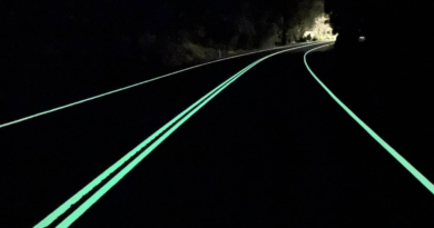 Segurança: estradas da Austrália já brilham no escuro